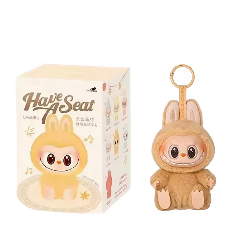 POP MART Macaron 2nd Generation Labubu Sitting Party Vinyl Plush Blind Box Gift Decorative ornaments POP MART Macaron 2nd Generation Labubu Sitting Party Vinyl Plush Blind Box Gift Decorative ornaments