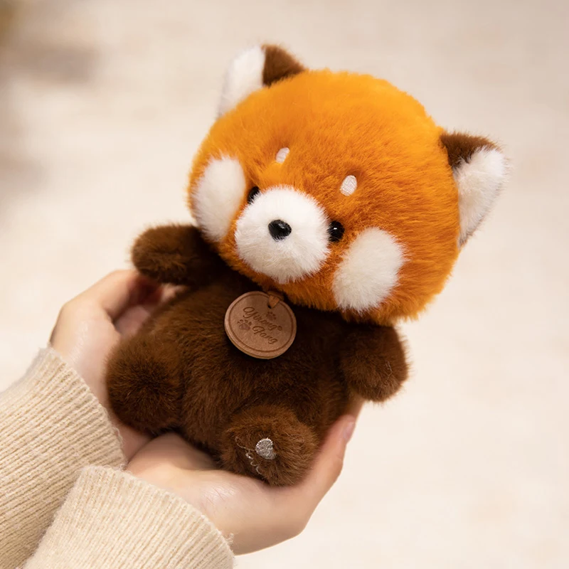 Cute Sitting Animals Red Panda Fox Sloth Cat Soft Plush Dolls Stuffed Capybara Pig Plushie Baby Toys Gifts For Children