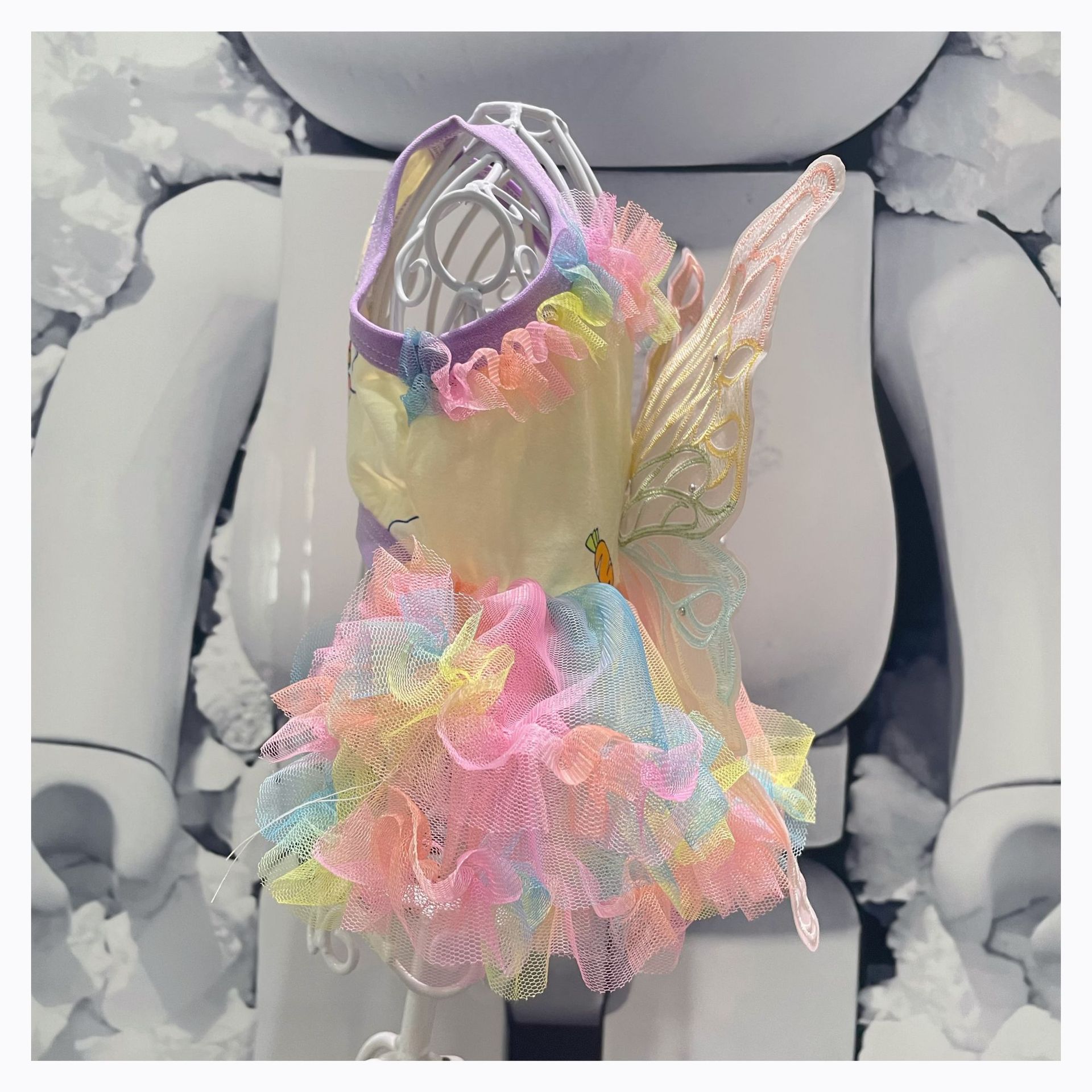 Summer Pet Dog York chihuahua poodle Wedding Princess rainbow Clothes Pet Dress Dogs Skirt Summer For Dogs Skirts party Dresses Summer Pet Dog York chihuahua poodle Wedding Princess rainbow Clothes Pet Dress Dogs Skirt Summer For Dogs Skirts party Dresses