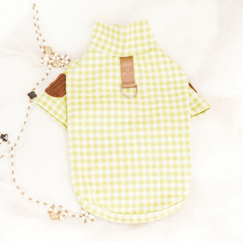 Soft Cotton Pet Dog Clothes Warm Dog Plaid Shirt Luxury Puppy Pullover Autumn Cat Shirt Cute Solid Pet Costume Chihuahua Clothes Soft Cotton Pet Dog Clothes Warm Dog Plaid Shirt Luxury Puppy Pullover Autumn Cat Shirt Cute Solid Pet Costume Chihuahua Clothes