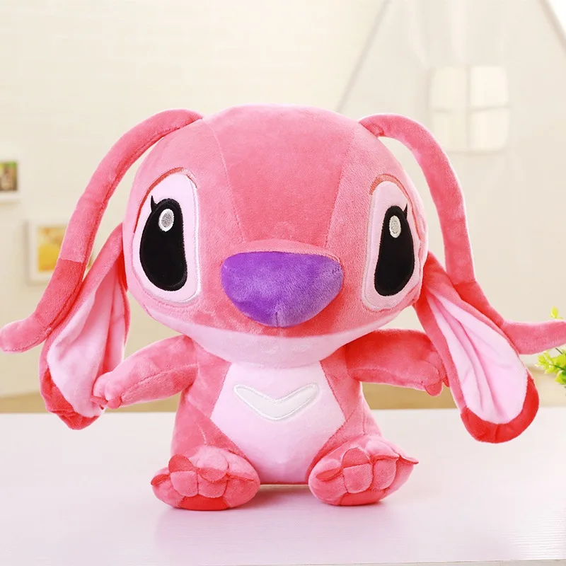 New Blue Pink Lilo & Stitch Hug The Duck Doll Cartoon Angel Plush Toy Cute Anime Soft Stuffed Kawaii Children's Birthday Gift New Blue Pink Lilo & Stitch Hug The Duck Doll Cartoon Angel Plush Toy Cute Anime Soft Stuffed Kawaii Children's Birthday Gift