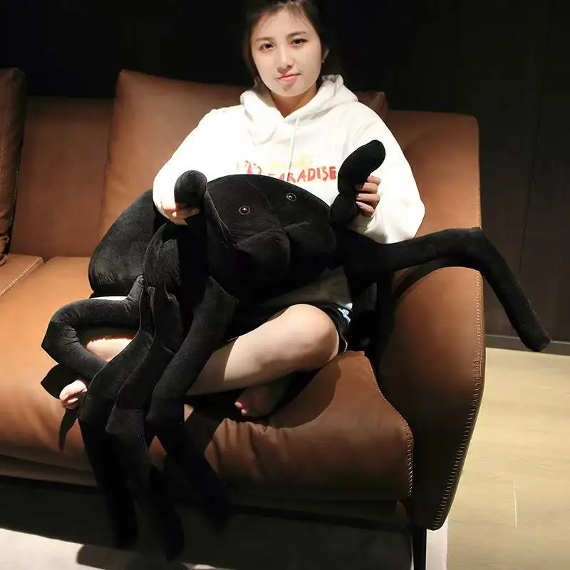 Black Spider Doll Plush Toy Handmade Doll Cartoon Anime Cute Pillow Cushion Home Decoration Children's Birthday Gift Toy Black Spider Doll Plush Toy Handmade Doll Cartoon Anime Cute Pillow Cushion Home Decoration Children's Birthday Gift Toy