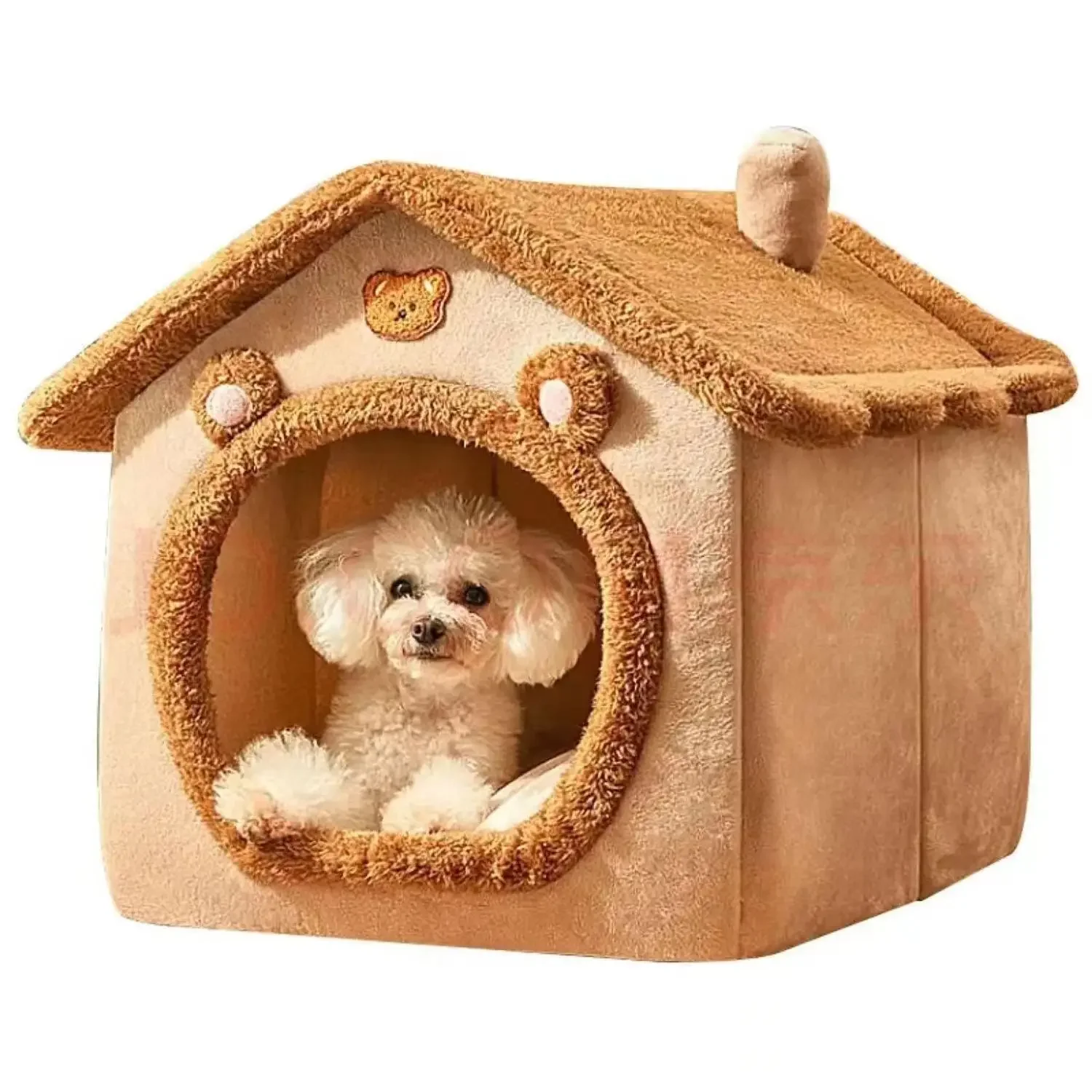 Indoor Warm Dog House Soft Pet Bed Tent House Dog Kennel Cat Bed Removable and Washable Cushion Suitable Four Season Universal Indoor Warm Dog House Soft Pet Bed Tent House Dog Kennel Cat Bed Removable and Washable Cushion Suitable Four Season Universal
