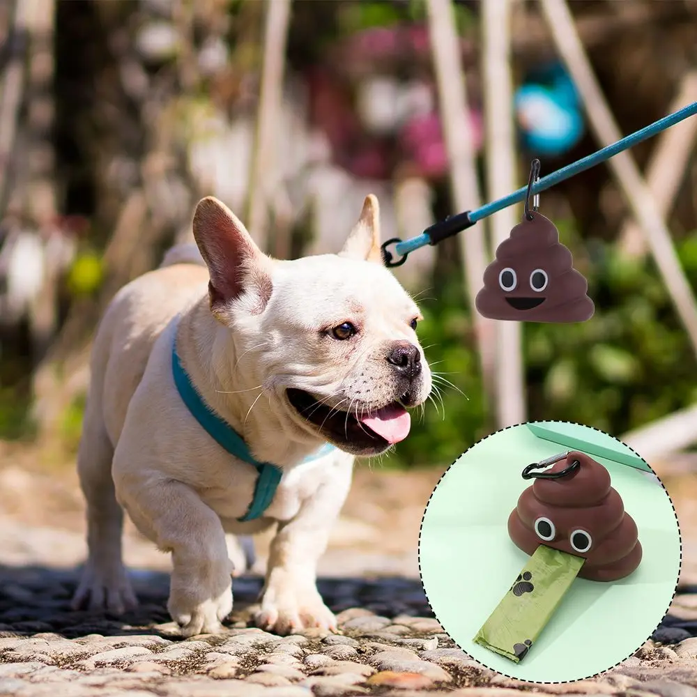 Pet Waste Bag Dispenser Poop Bag Dogs Cat Trash Carrier Pet Bag Loader Cleaning Tool Pet Products Fecal Shape Outdoor Portable Pet Waste Bag Dispenser Poop Bag Dogs Cat Trash Carrier Pet Bag Loader Cleaning Tool Pet Products Fecal Shape Outdoor Portable