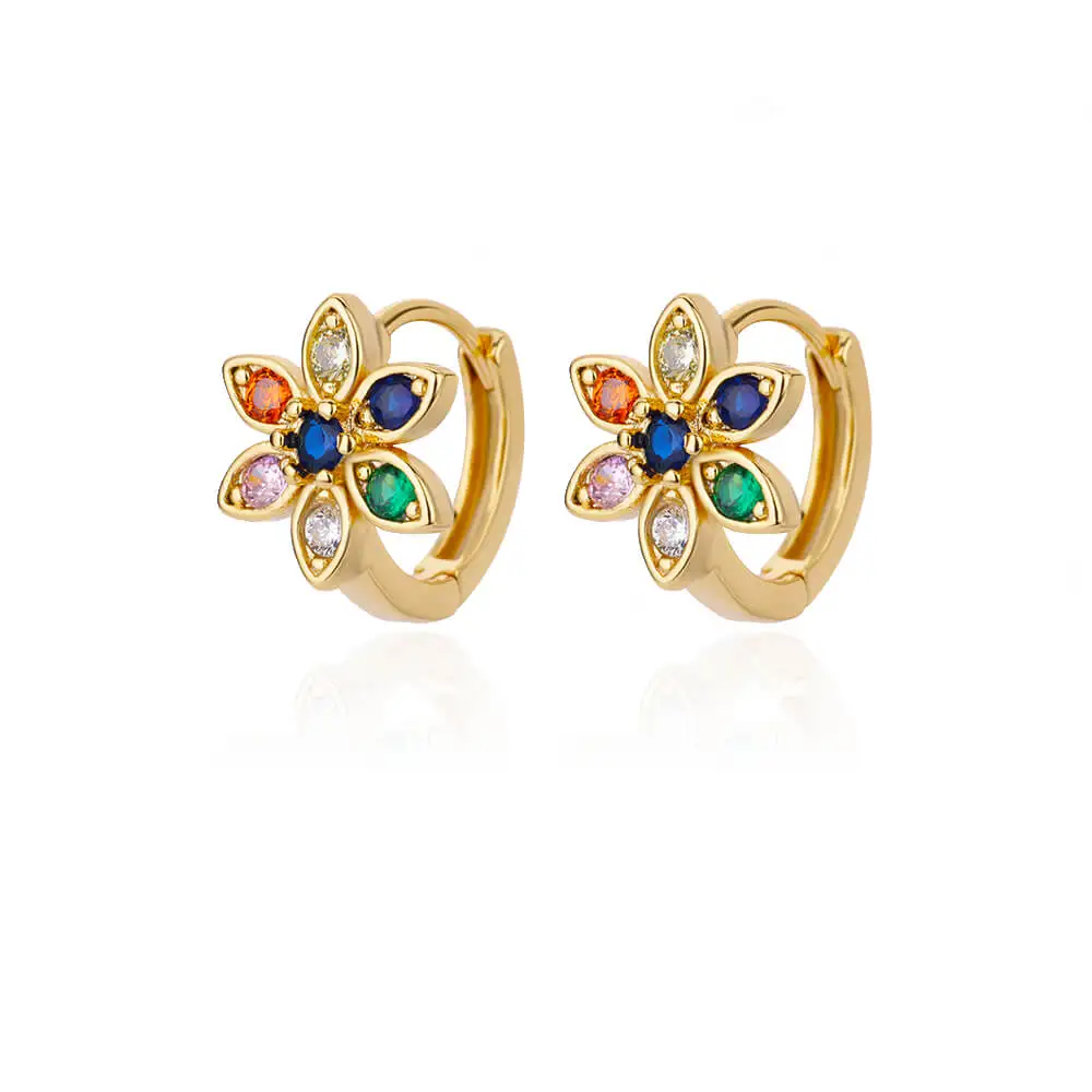 Colored Zircon Earrings For Women Stainless Steel Earrings 2024 Trend New Couple Luxury Brand Jewelry Freeshipping pendientes Colored Zircon Earrings For Women Stainless Steel Earrings 2024 Trend New Couple Luxury Brand Jewelry Freeshipping pendientes