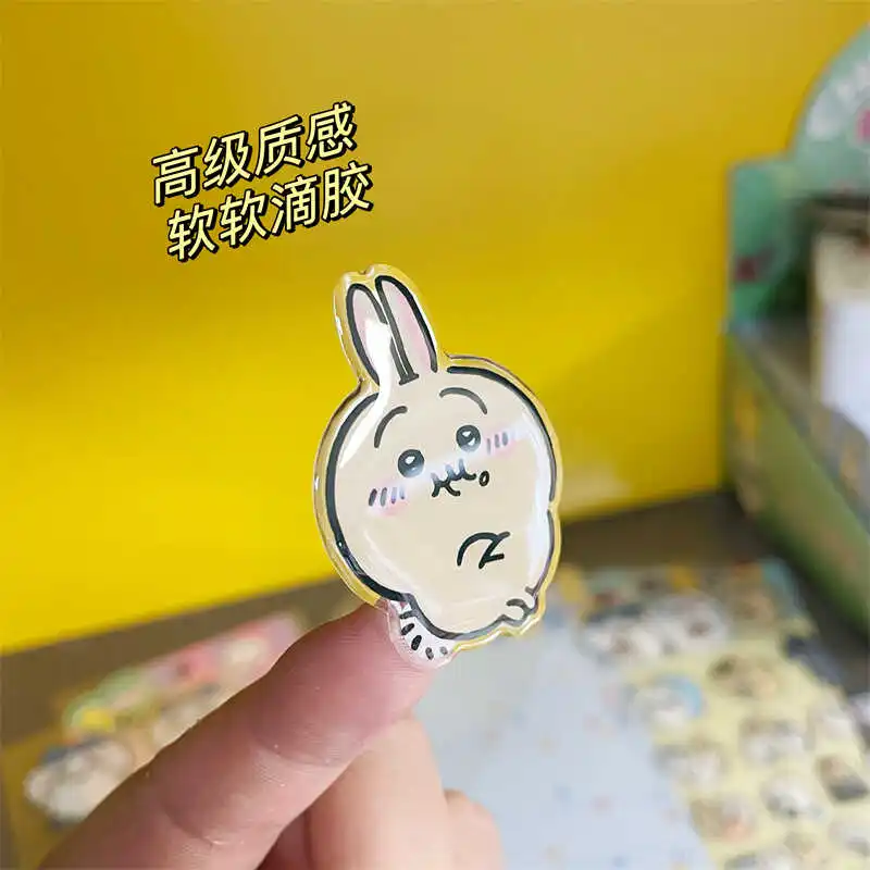 Chiikawa Sticker Hachiware Usagi Creative Drop Glue Stereo Sticker Cute Decorative Computer With Diy Decorative Stickers Gifts Chiikawa Sticker Hachiware Usagi Creative Drop Glue Stereo Sticker Cute Decorative Computer With Diy Decorative Stickers Gifts