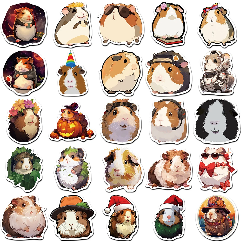 10/30/50pcs Animal Guinea Pig Cavy Stickers Cute Cartoon Decal for Laptop Phone Guitar Luggage Waterproof Graffiti Vinyl Sticker 10/30/50pcs Animal Guinea Pig Cavy Stickers Cute Cartoon Decal for Laptop Phone Guitar Luggage Waterproof Graffiti Vinyl Sticker
