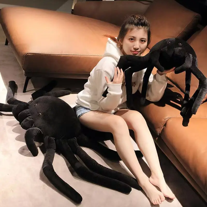 Black Spider Doll Plush Toy Handmade Doll Cartoon Anime Cute Pillow Cushion Home Decoration Children's Birthday Gift Toy Black Spider Doll Plush Toy Handmade Doll Cartoon Anime Cute Pillow Cushion Home Decoration Children's Birthday Gift Toy