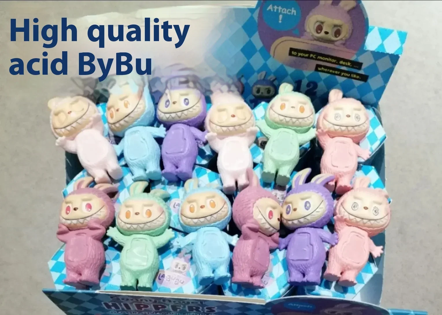 Labubu Hippers Blind Box Mini Figurine Doll Collection Pvc Model Toys Wholesale Children Birthday Christmas Toys Labubu Hippers Blind Box Mini Figurine Doll Collection Pvc Model Toys Wholesale Children Birthday Christmas Toys
