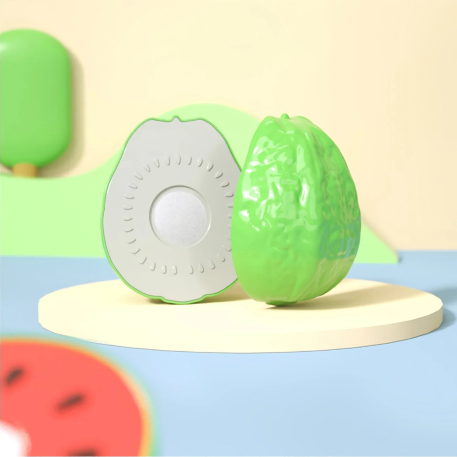 Kids Pretend Play Kitchen Toys Cutting Play Fruit Vegetables Educational Toy Food Kit for Toddler Children Gift Assembly Game