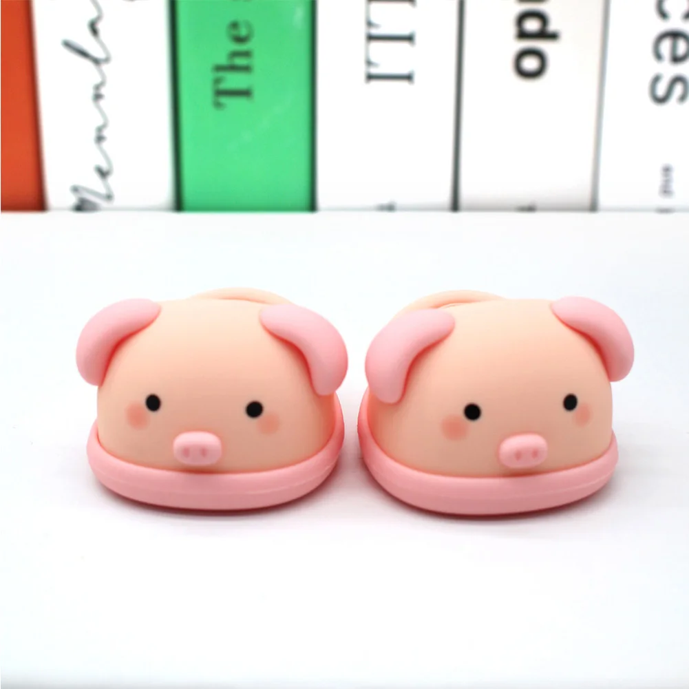 For 17cm Cute Labubu Macaron Vinyl Doll Cartoon Rubber Slippers Shark Lion Dance Style Labubu Accessories Ropa Labubu