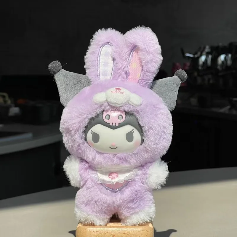 Sanrio Cartoon Elf Rabbit Series Blind Box pendant Kuromi / Hello Kitty 3 Generations Vinyl Doll Children'S Toys surprise Gifts Sanrio Cartoon Elf Rabbit Series Blind Box pendant Kuromi / Hello Kitty 3 Generations Vinyl Doll Children'S Toys surprise Gifts