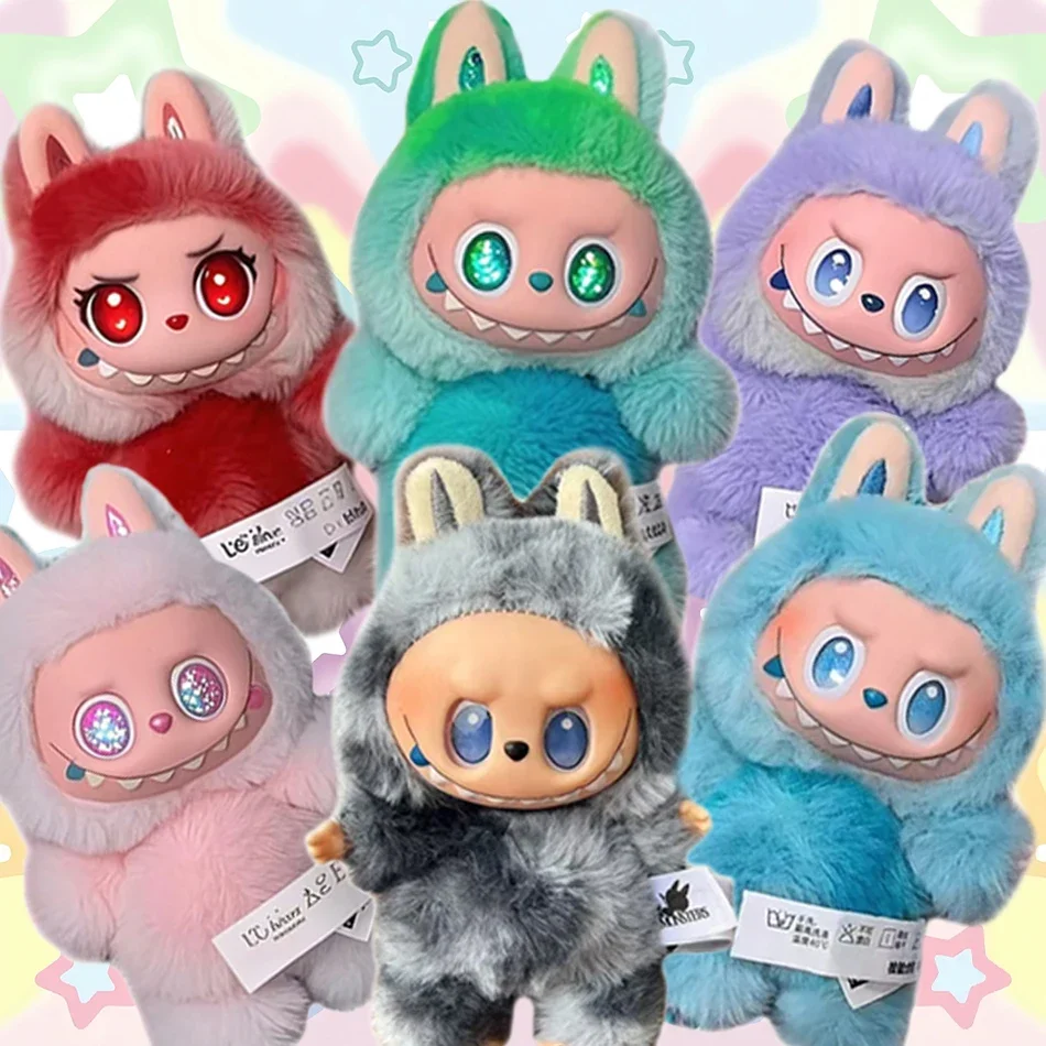 Labubu The Monsters V3 Series Blind Teddy Box, Vinyl Base Toy, Animated Characters, Mysterious Surprise Box, Keychain, Children'