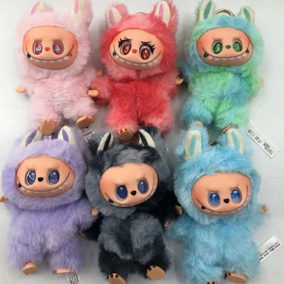 Labubu The Monsters V3 Series Blind Teddy Box, Vinyl Base Toy, Animated Characters, Mysterious Surprise Box, Keychain, Children'