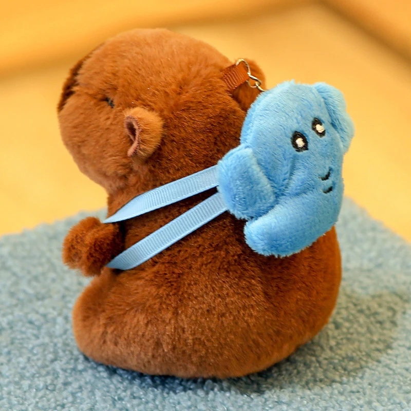 Cartoon Capybara Plush Keychain Bag Pendant Hanging Decoration Cute Stuffed Doll Toy Desktop Doll Ornament Car Keyring Kids Gift Cartoon Capybara Plush Keychain Bag Pendant Hanging Decoration Cute Stuffed Doll Toy Desktop Doll Ornament Car Keyring Kids Gift