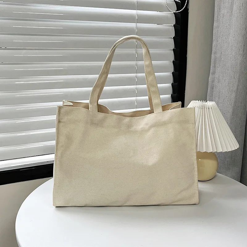 2024 New Labubu Printed Letters Tote Bag Large Shoulder Bag Ladies Canvas Zipper Concealed Commuting Everyday Joker Handbag 2024 New Labubu Printed Letters Tote Bag Large Shoulder Bag Ladies Canvas Zipper Concealed Commuting Everyday Joker Handbag