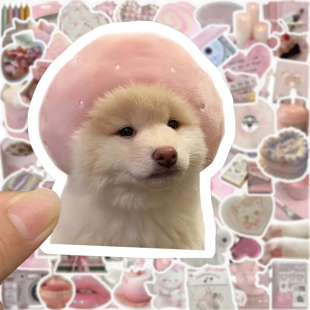 10/30/50/100pcs Cute Pink Girls Cartoon Stickers Aesthetic Decals Fridge Laptop Scrapbook Phone Diary Stationery Sticker Kid Toy