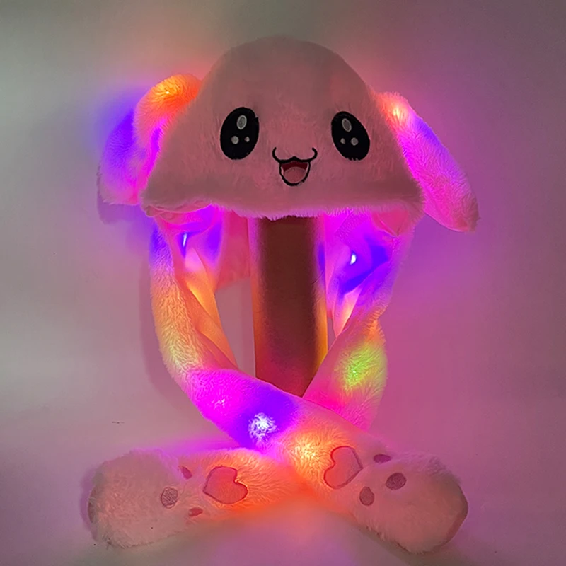 Rabbit Ears Hat Funny Gift For Kids Boys Girls Cute Rabbit Hat With Moving Ears Cute Bunny Hat Funny Kids Winter Toy Warm Cap Rabbit Ears Hat Funny Gift For Kids Boys Girls Cute Rabbit Hat With Moving Ears Cute Bunny Hat Funny Kids Winter Toy Warm Cap