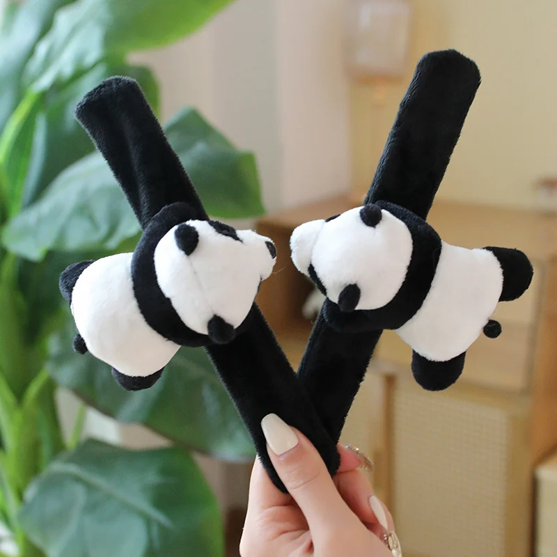 1pc Kawaii Animal Slap Snap Wrap Wristband Bracelet Panda Plush Hand Ring Wristband For Kids Toys Birthday Elegant Present 1pc Kawaii Animal Slap Snap Wrap Wristband Bracelet Panda Plush Hand Ring Wristband For Kids Toys Birthday Elegant Present