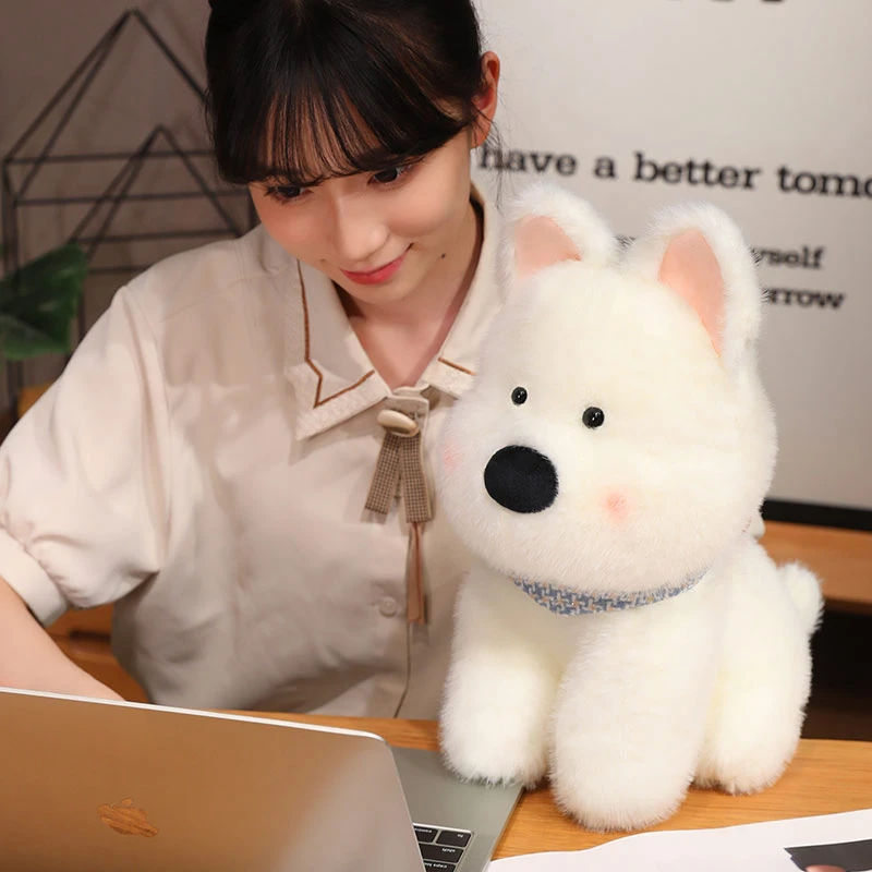 1Pc 25/35/45CM Cute Plush West Highland Dog Plush Toy White Terrier Dolls Stuffed Soft Dog Pillow Kawaii Toy for Birthday Xmas 1Pc 25/35/45CM Cute Plush West Highland Dog Plush Toy White Terrier Dolls Stuffed Soft Dog Pillow Kawaii Toy for Birthday Xmas