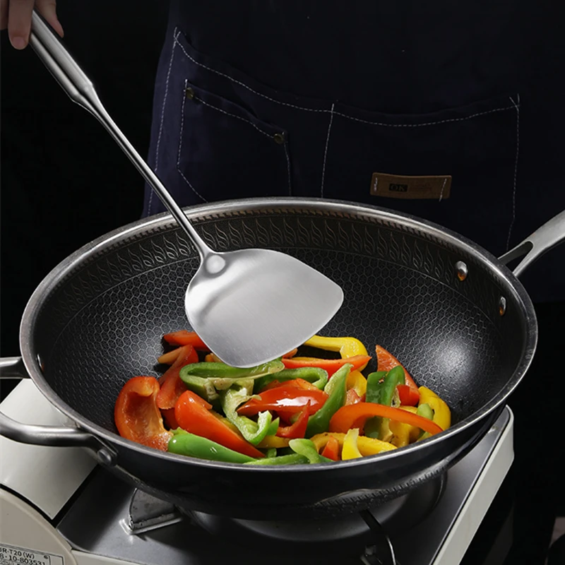304 Stainless Steel Cooking Spatula Shovel Colander Rice Soup Spoon Thickened Anti-scald Kitchenware Cookware Accessories 304 Stainless Steel Cooking Spatula Shovel Colander Rice Soup Spoon Thickened Anti-scald Kitchenware Cookware Accessories