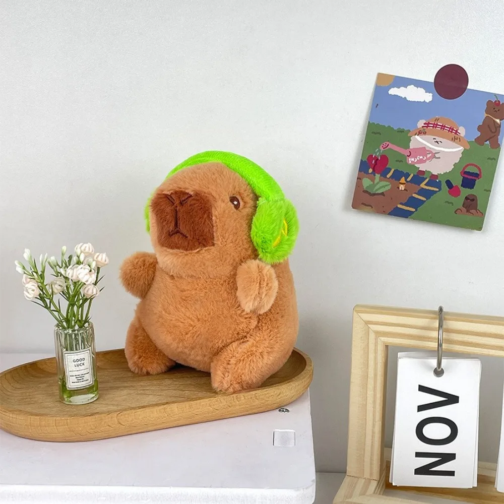 Cute Capybara Plush Toy Hoodie with Wings Simulation Doll Small Size Stuffed Animals Anime Fluffty Toy Birthday Party Cute Capybara Plush Toy Hoodie with Wings Simulation Doll Small Size Stuffed Animals Anime Fluffty Toy Birthday Party
