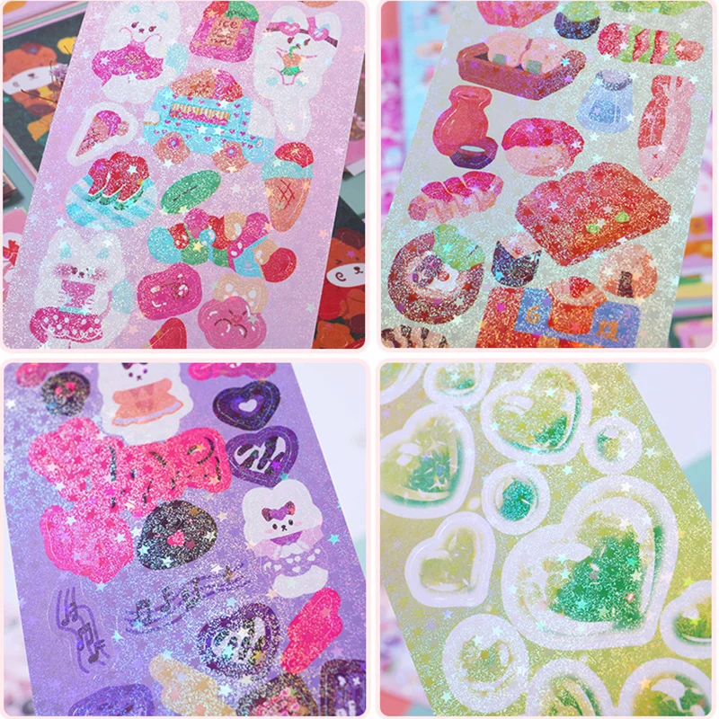 200PCS No-Repeated Sheet Stickers for Kids Kpop Pretty Aesthetic Cute Set Pack DIY Girl Toy Decor Stationery Scrapbooking 200PCS No-Repeated Sheet Stickers for Kids Kpop Pretty Aesthetic Cute Set Pack DIY Girl Toy Decor Stationery Scrapbooking