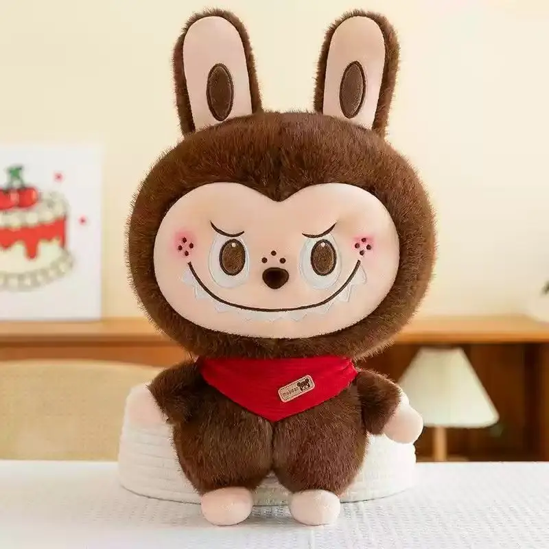 Labubu Grande Plush Toys Kawaii Forest Elf Soft Stuffed Pillow Cute Doll Room Decor Plushie For BIrthday GIft
