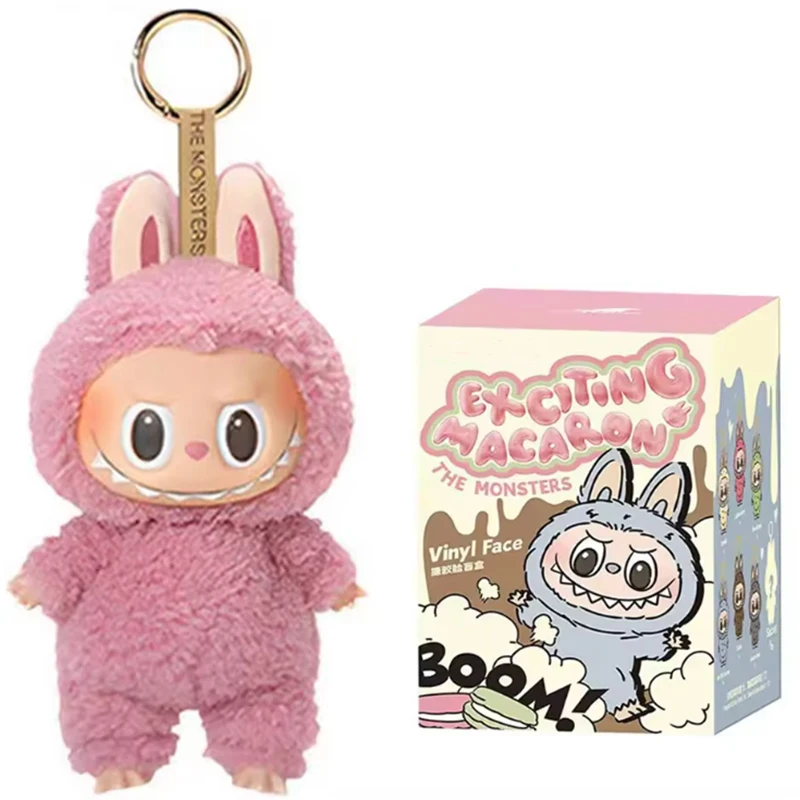 Labubu Monster V3 2 Collection Series Blind Box Teddy Vinyl Toy Animated Character Face Doll Mystery Surprise Keychain Kids Gift