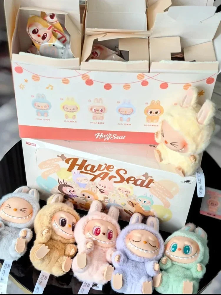 Pop Mart Macaron 2. A Labubu Sitting Party Vinyl Plush Blind Box Gift Decoration Decoration Pop Mart Macaron 2. A Labubu Sitting Party Vinyl Plush Blind Box Gift Decoration Decoration