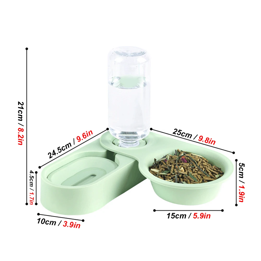 Pet Rabbit Chinchilla Guinea Pig Food Bowl Auto Feeder All-in-One Splice Food Bowl Drinking Fountain Raised Standing Dish Bowl Pet Rabbit Chinchilla Guinea Pig Food Bowl Auto Feeder All-in-One Splice Food Bowl Drinking Fountain Raised Standing Dish Bowl