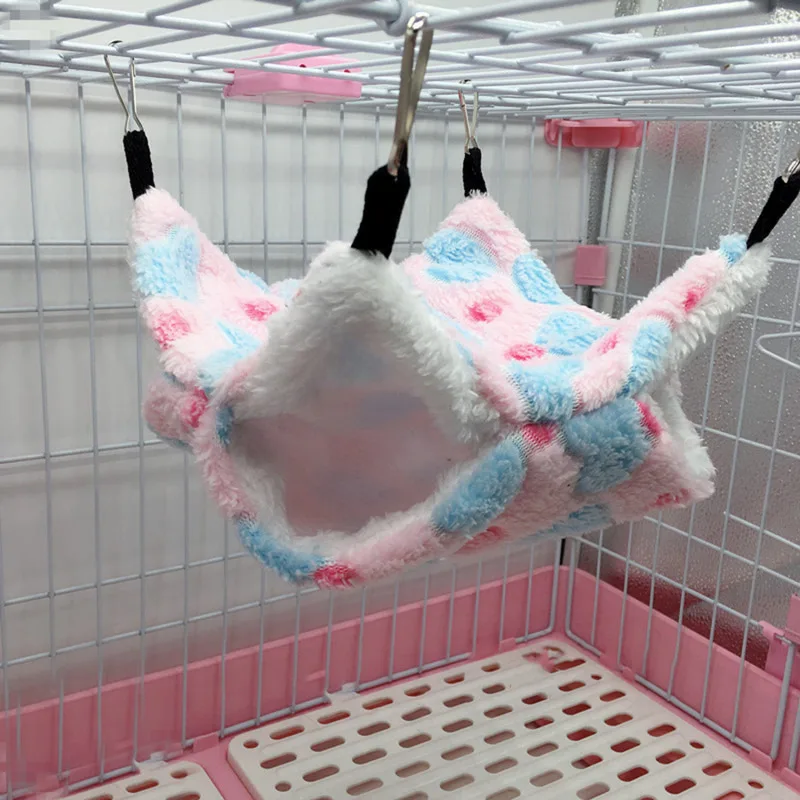 Double Layered Hamster Cage Sleeping Hammock Print Guinea Pig Clothes Bed Rodent Hammock Chinchilla Cage Little House Double Layered Hamster Cage Sleeping Hammock Print Guinea Pig Clothes Bed Rodent Hammock Chinchilla Cage Little House