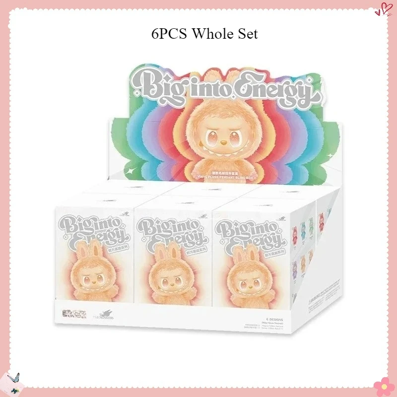 Hot Toys Macaron Monster Labubu V3 Big Into Energy Blind Box Series PVC Labubu Pendant Doll Surprise Box Keychain Birthday Gift Hot Toys Macaron Monster Labubu V3 Big Into Energy Blind Box Series PVC Labubu Pendant Doll Surprise Box Keychain Birthday Gift