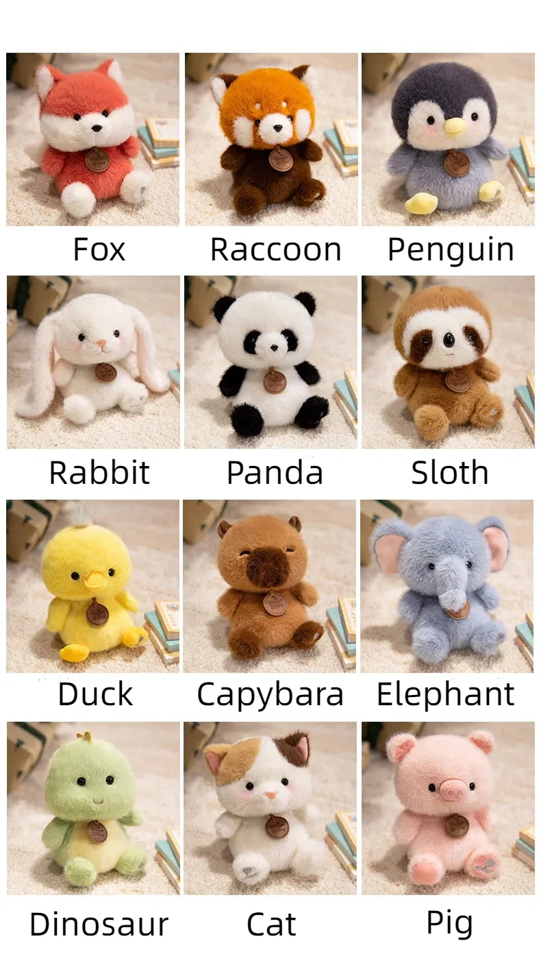 Fragrance Table Companion Plush Toy Soft Animal Series Plush Doll Comes With Fragrance Office decoration Accompanying Doll Gift