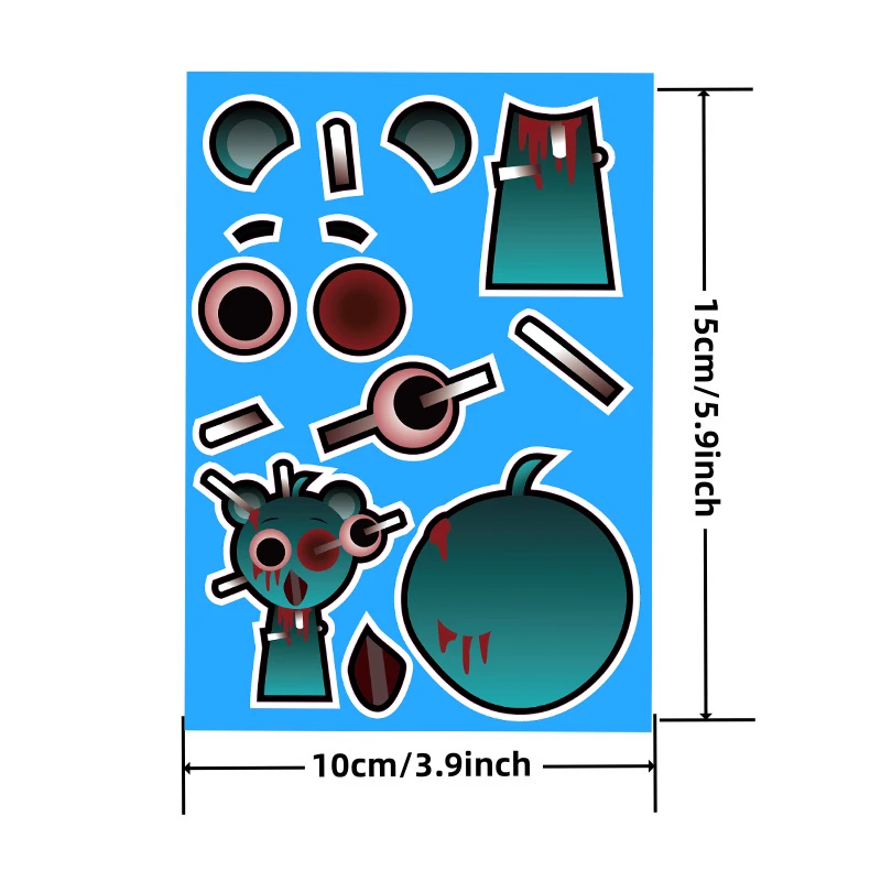 Sprunki Stickers Make-a-face DIY Stickers Make Your Own Sprunki Sticker for Class Reward, Book Decoration Kids Birthday GiftGift Sprunki Stickers Make-a-face DIY Stickers Make Your Own Sprunki Sticker for Class Reward, Book Decoration Kids Birthday GiftGift