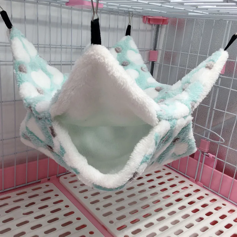 Double Layered Hamster Cage Sleeping Hammock Print Guinea Pig Clothes Bed Rodent Hammock Chinchilla Cage Little House Double Layered Hamster Cage Sleeping Hammock Print Guinea Pig Clothes Bed Rodent Hammock Chinchilla Cage Little House
