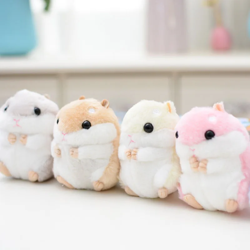 Plush Toys Animal Children toys key chain Stuffed 10cm Hamster pendant Kawaii Dolls Kids Child Christmas Gifts bag Doll For baby Plush Toys Animal Children toys key chain Stuffed 10cm Hamster pendant Kawaii Dolls Kids Child Christmas Gifts bag Doll For baby