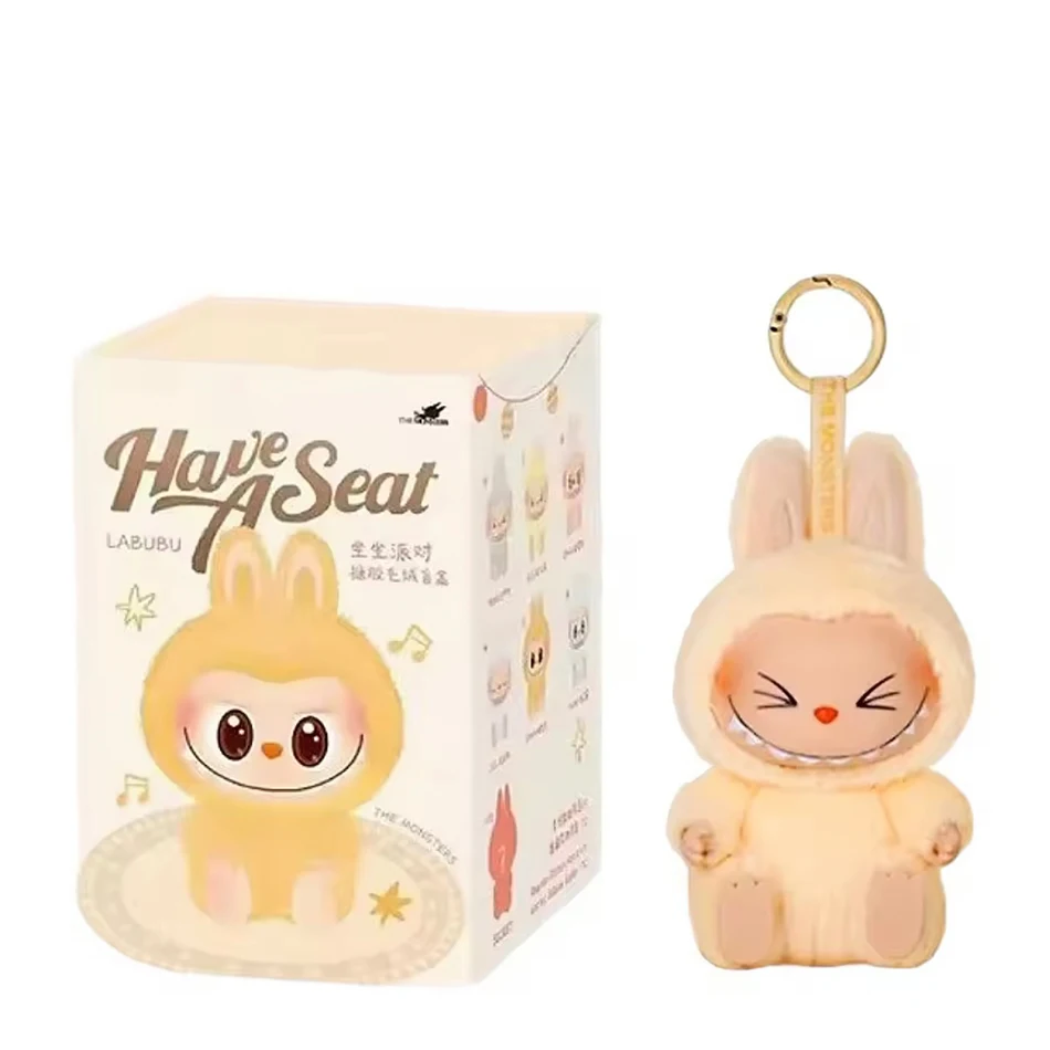 POP MART Macaron 2nd Generation Labubu Sitting Party Vinyl Plush Blind Box Gift Decorative ornaments POP MART Macaron 2nd Generation Labubu Sitting Party Vinyl Plush Blind Box Gift Decorative ornaments