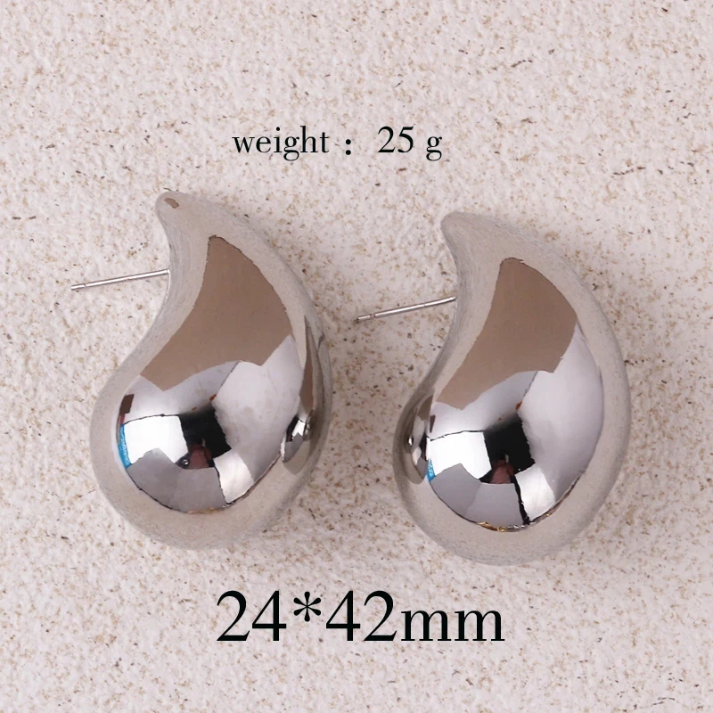 Extra Large Drop Earring Oversized Chunky Hoop Earrings for Women Girl Lightweight Hypoallergenic Gold Plated Big Earrings Extra Large Drop Earring Oversized Chunky Hoop Earrings for Women Girl Lightweight Hypoallergenic Gold Plated Big Earrings