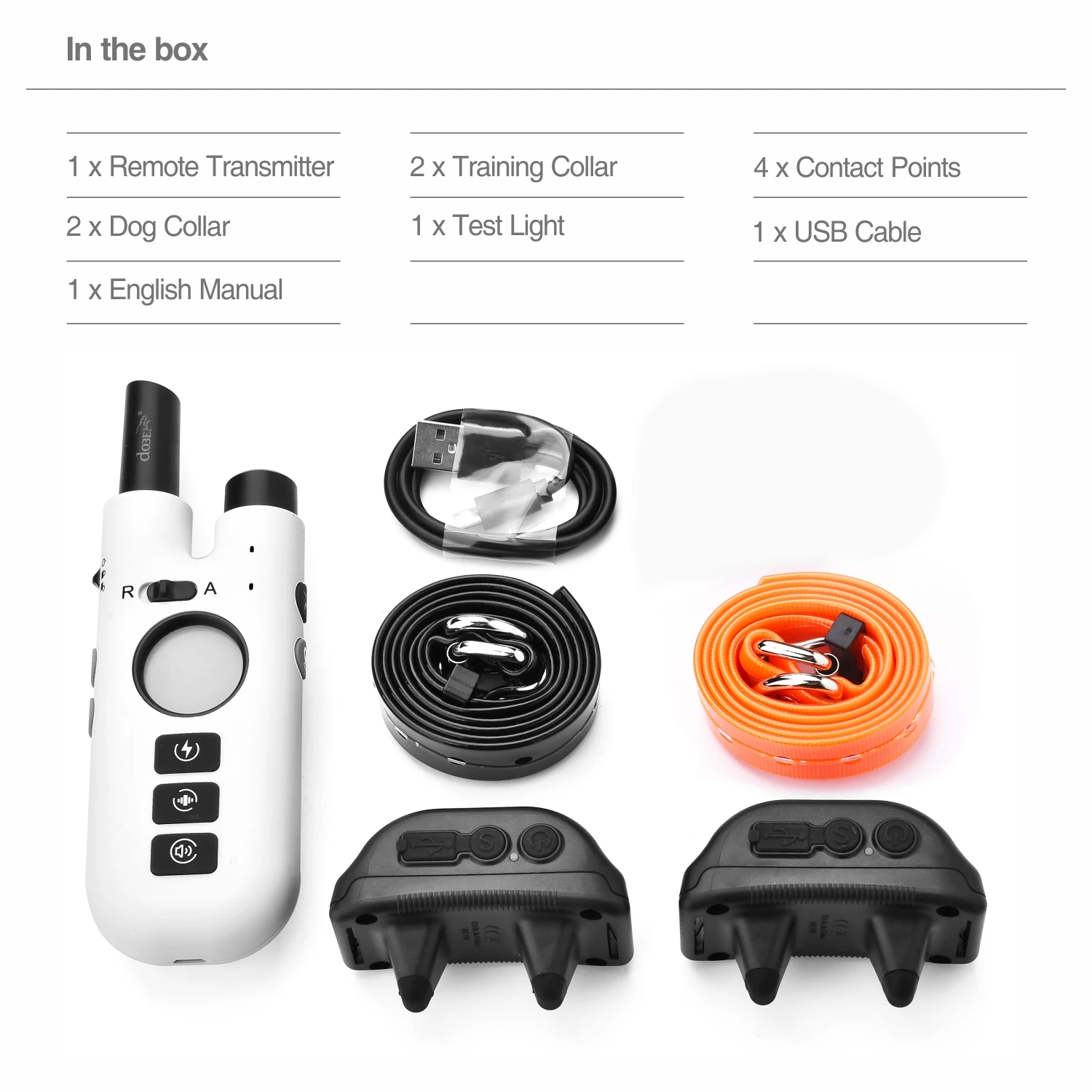 Dog Training Bark Collar 2 in 1 No Bark Control Collar 800M Rechargeable Dog Electric Collar Remote Waterproof Dog Pet Product Dog Training Bark Collar 2 in 1 No Bark Control Collar 800M Rechargeable Dog Electric Collar Remote Waterproof Dog Pet Product
