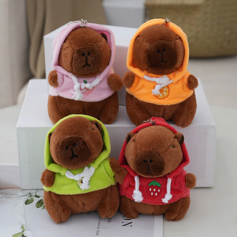 Cartoon Capybara Plush Keychain Bag Pendant Hanging Decoration Cute Stuffed Doll Toy Desktop Doll Ornament Car Keyring Kids Gift Cartoon Capybara Plush Keychain Bag Pendant Hanging Decoration Cute Stuffed Doll Toy Desktop Doll Ornament Car Keyring Kids Gift