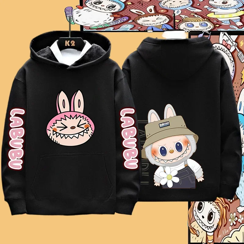 Parent-child Going Out Couple Clothing Kawaii Labubu Idol Fashion Sportswear Hoodie Coat Boys And Girls All-match Coat Parent-child Going Out Couple Clothing Kawaii Labubu Idol Fashion Sportswear Hoodie Coat Boys And Girls All-match Coat