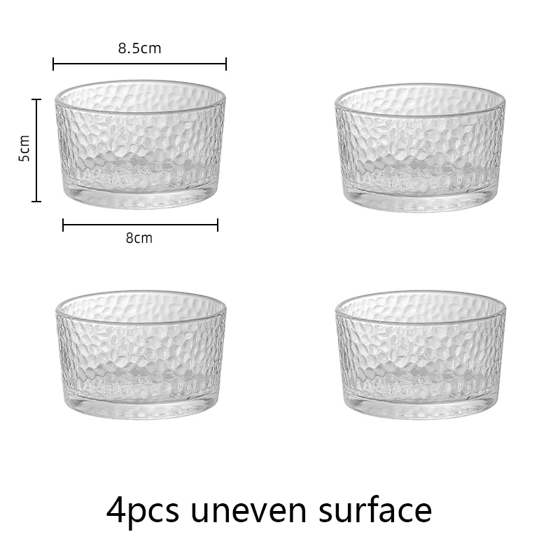 4pcs Clear Glass Mini Bowls Set Kitchen Desserts Bowl Home Dips Sauces Pudding Fruit Charcuterie Boards Bowls For Meal Prep 4pcs Clear Glass Mini Bowls Set Kitchen Desserts Bowl Home Dips Sauces Pudding Fruit Charcuterie Boards Bowls For Meal Prep