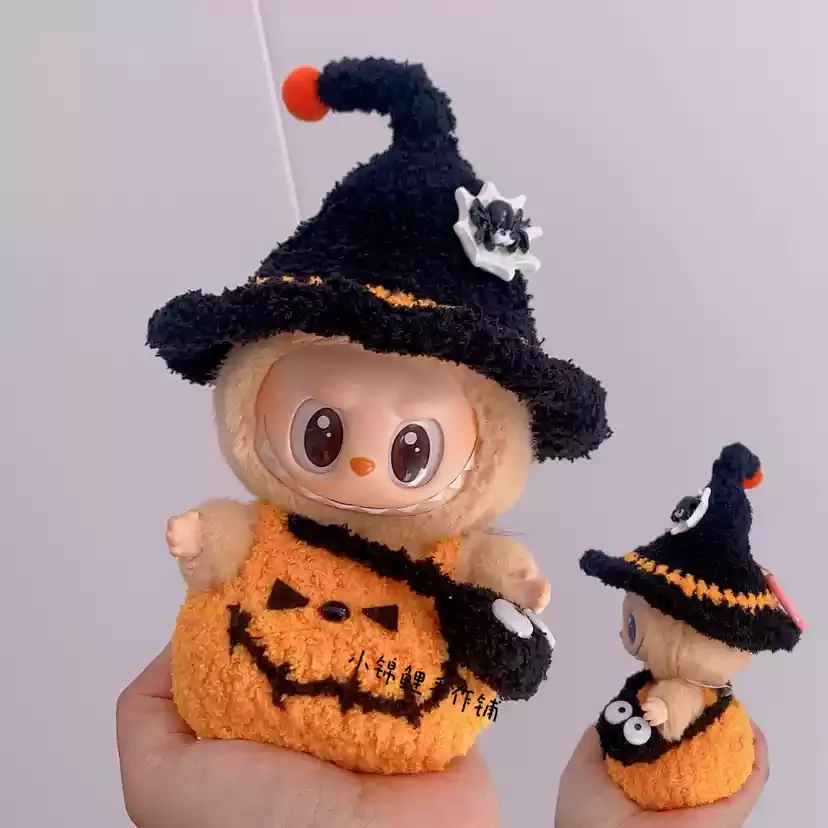 Popmart Labubu 2nd Generation Sitting Party Doll Clothes Handmade Art Weaving Toys Anime Cute Labubu Surrounding Popmart Labubu 2nd Generation Sitting Party Doll Clothes Handmade Art Weaving Toys Anime Cute Labubu Surrounding