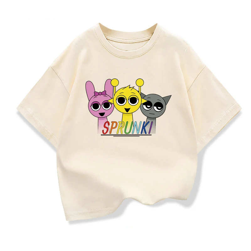 Summer New Sprunki T Shirt Baby Clothes Boys Girls Cartoon Cotton Clothing Toddler Summer Anime Infant Short Sleeve Tees Gift Summer New Sprunki T Shirt Baby Clothes Boys Girls Cartoon Cotton Clothing Toddler Summer Anime Infant Short Sleeve Tees Gift