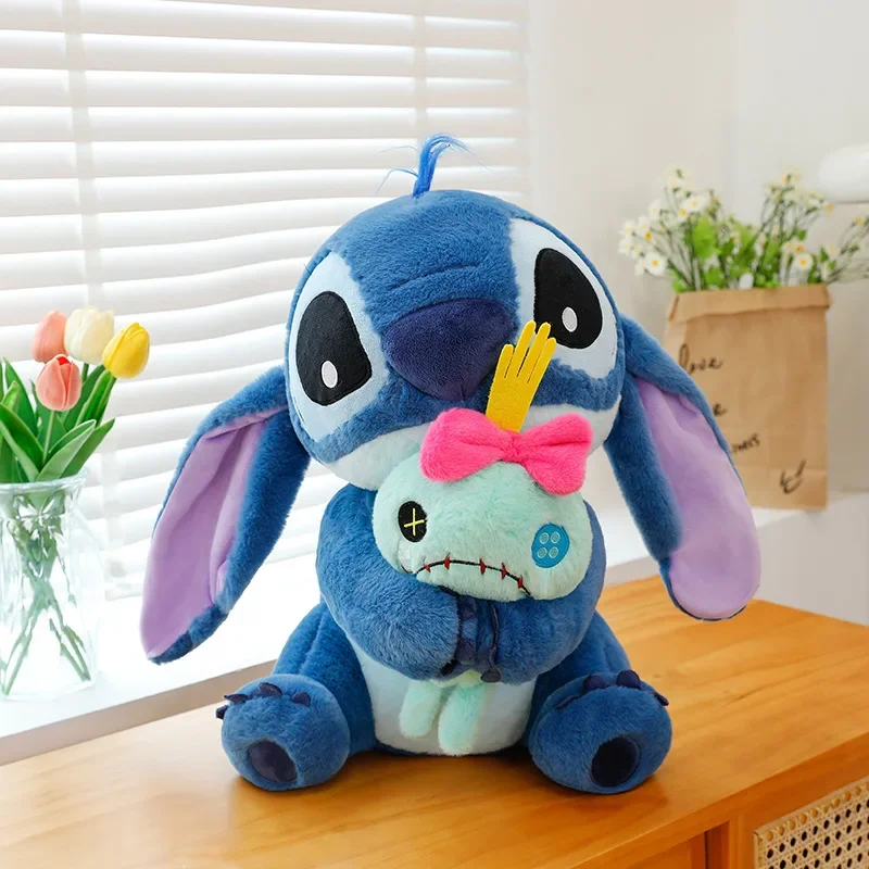 New Blue Pink Lilo & Stitch Hug The Duck Doll Cartoon Angel Plush Toy Cute Anime Soft Stuffed Kawaii Children's Birthday Gift New Blue Pink Lilo & Stitch Hug The Duck Doll Cartoon Angel Plush Toy Cute Anime Soft Stuffed Kawaii Children's Birthday Gift