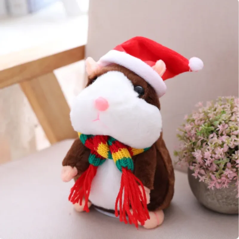 Cute Talking Hamster Speak Talk Sound Record Repeat Stuffed Plush Animal Kawaii Talking Hamster Mouse Toys For Children Gifts Cute Talking Hamster Speak Talk Sound Record Repeat Stuffed Plush Animal Kawaii Talking Hamster Mouse Toys For Children Gifts