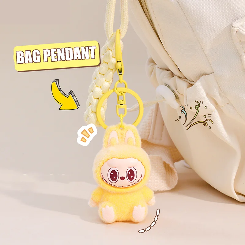 Labubu Keychain Cartoon Labubu Backpack Pendant Decorative Car Keychain Model Doll School Bag Charm Cute Keyring Festivals Gifts Labubu Keychain Cartoon Labubu Backpack Pendant Decorative Car Keychain Model Doll School Bag Charm Cute Keyring Festivals Gifts