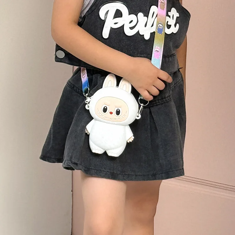 Labubu Cartoon Silicone Bag Coin Purse Children'S Outings Crossbody Accessories Birthday Gifts Travel Portable Labubu Cartoon Silicone Bag Coin Purse Children'S Outings Crossbody Accessories Birthday Gifts Travel Portable