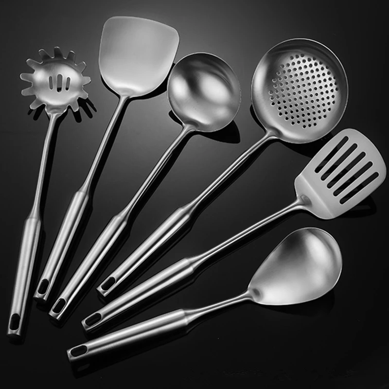 304 Stainless Steel Cooking Spatula Shovel Colander Rice Soup Spoon Thickened Anti-scald Kitchenware Cookware Accessories 304 Stainless Steel Cooking Spatula Shovel Colander Rice Soup Spoon Thickened Anti-scald Kitchenware Cookware Accessories